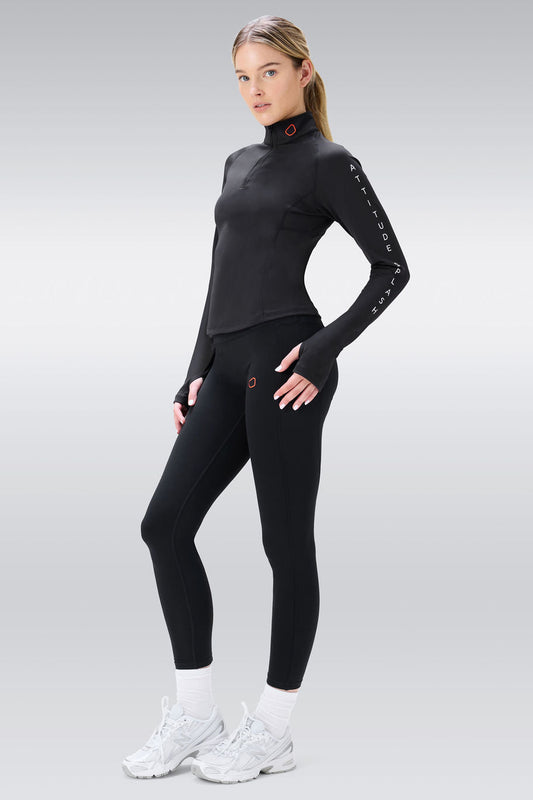 Estilo Long sleeve pullover - Black