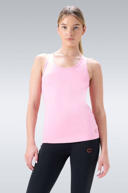 Sage Racer Tank - Sugar Pink