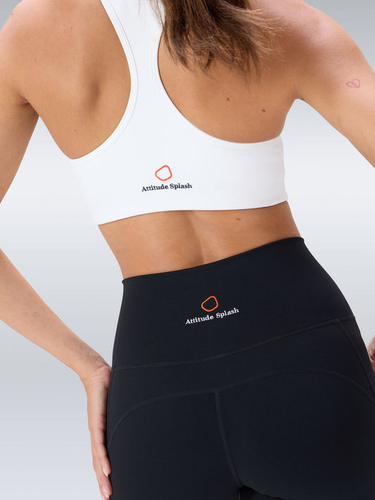 Zaira Sports Bra - White