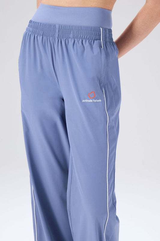 Romp double waistband Pant-  Bluish Grey