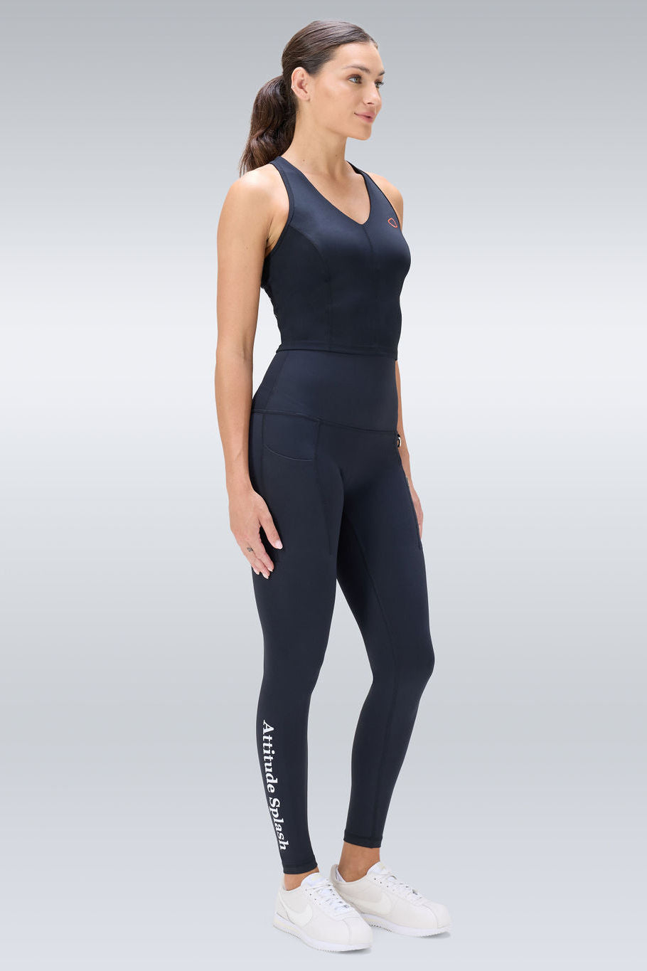 Celine Signature Legging - Black – Attitude Splash