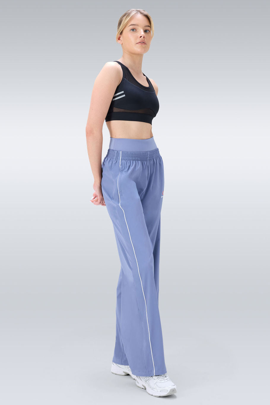 Romp double waistband Pant-  Bluish Grey