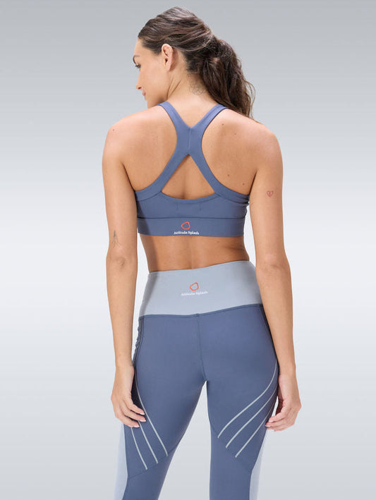 Sano Sports Bra - Dark Grey-Blue