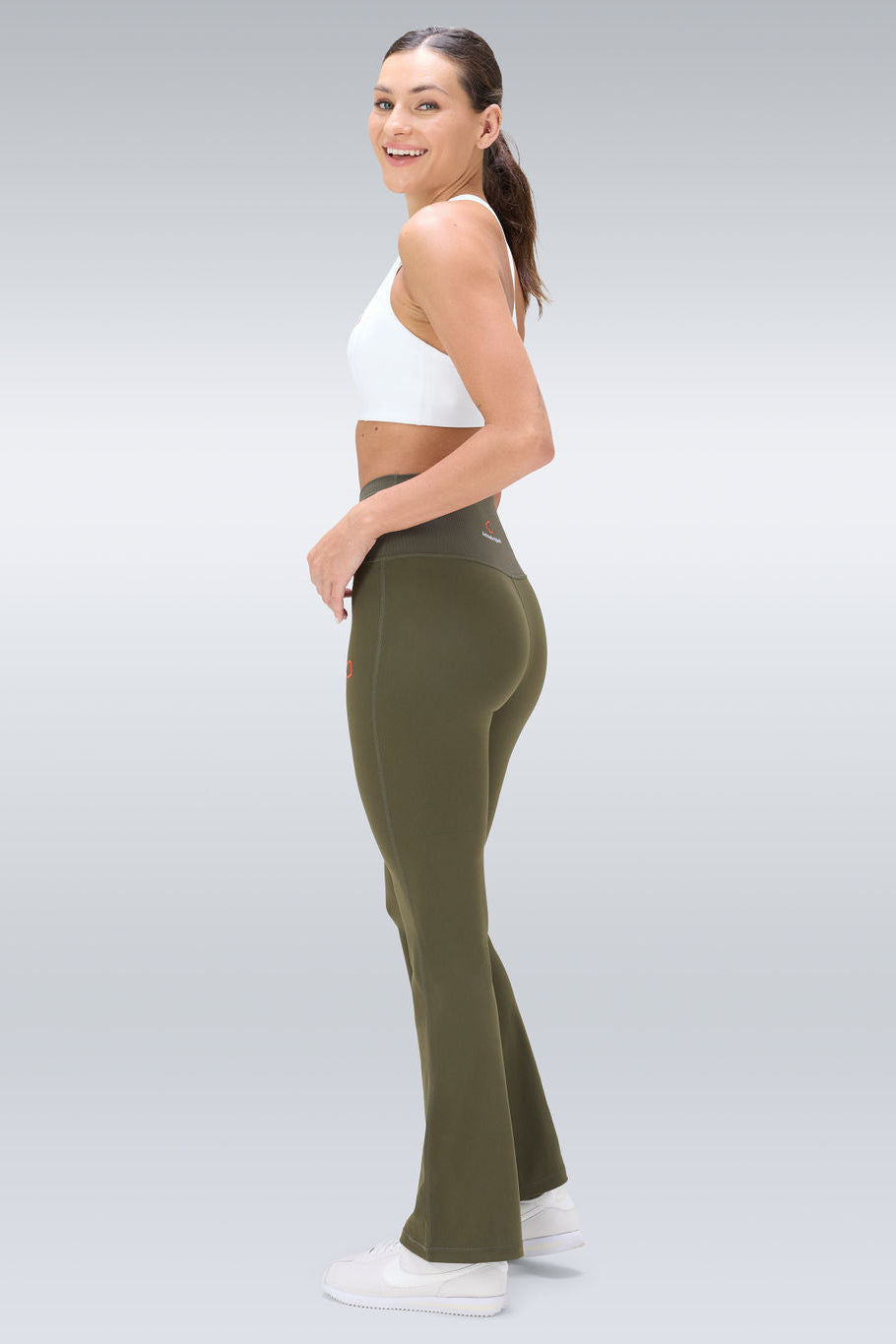 Wisp Bootcut Pant - Olive-Sample