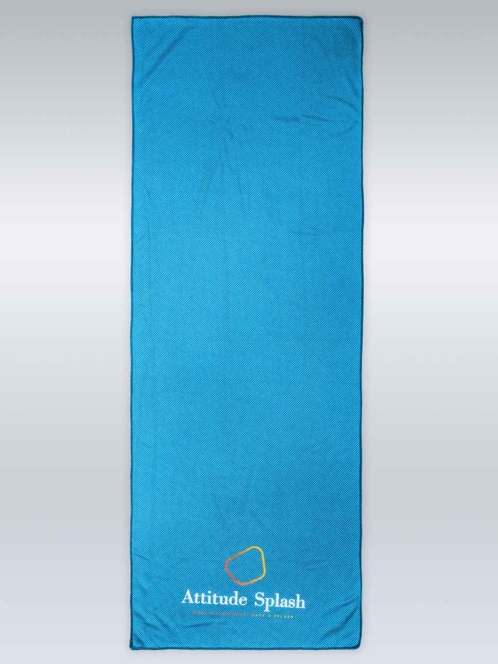 Cooling Towel with Mountaineering hook bag - Blue
